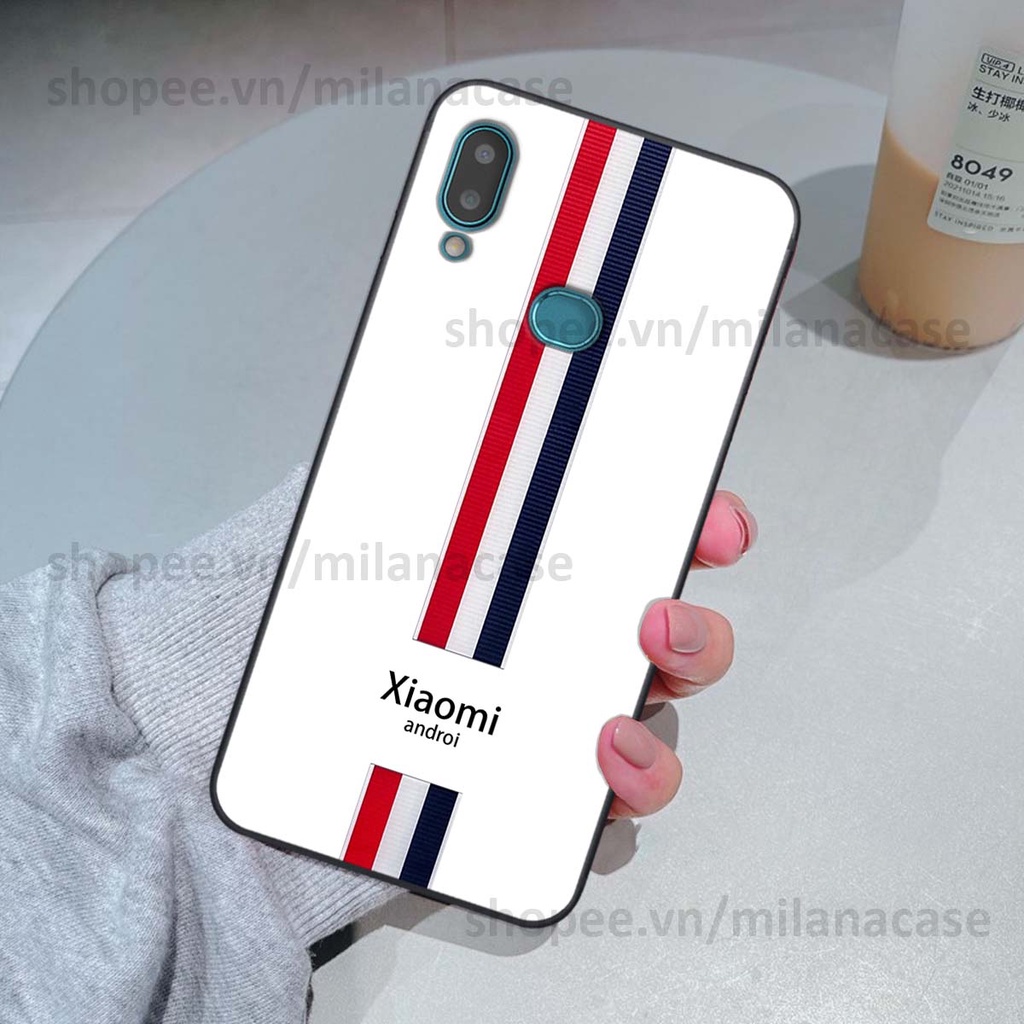Ốp Samsung A10s in giả da phong cách thể thao, cá tính, thời trang