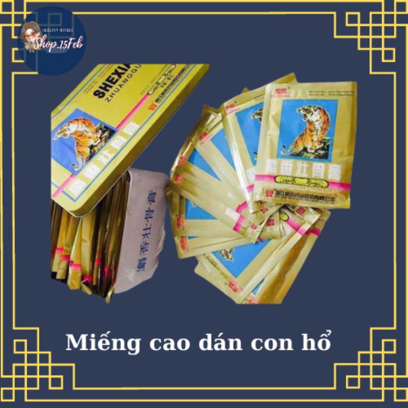 20 miếng dán Cao dán con cọp thái lan chính hãng