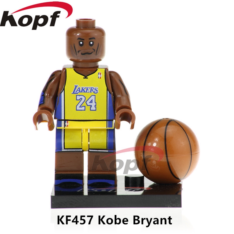 NBA Mô Hình Đồ Chơi Lego Hình Cầu Thủ Bóng Rổ Kobe Bryant