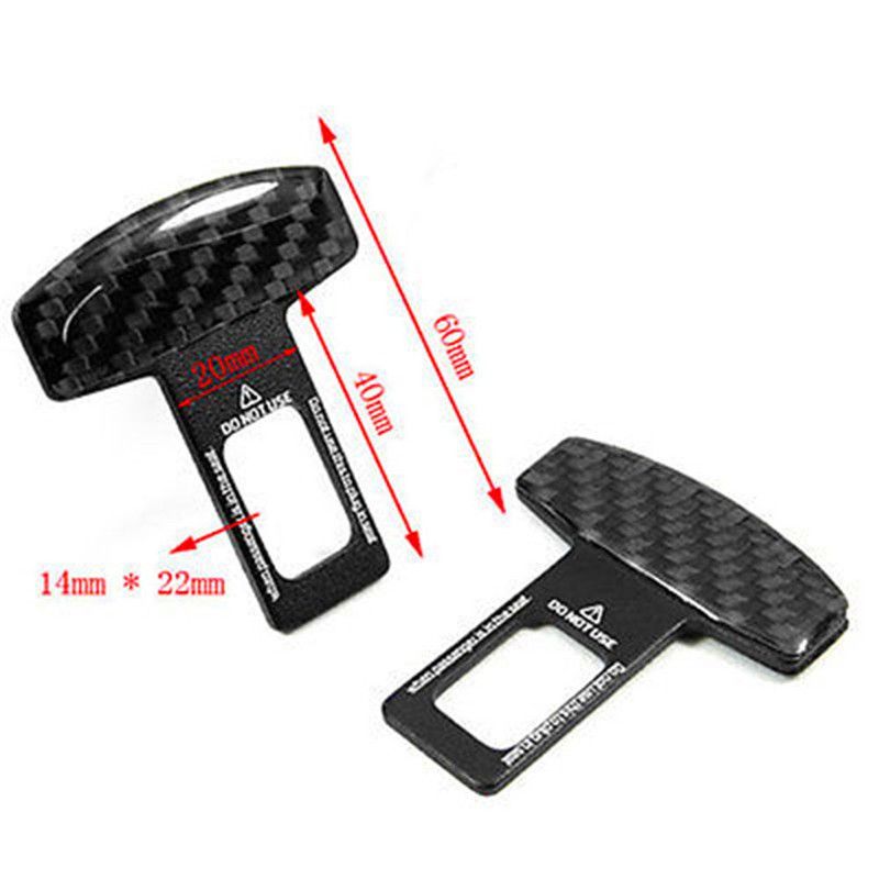 1 cặp khóa dây an toàn bằng sợi carbon cho xe hơi