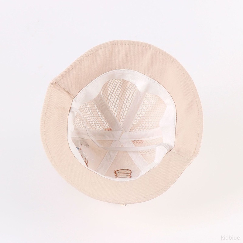 Nón Tai Bèo Phối Lưới Thoáng Khí Họa Tiết Hoạt Hình Dễ Thương Cho Bé