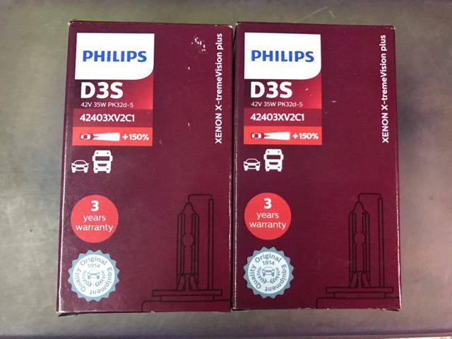 Bóng đèn Xenon Philips D2S tăng sáng 150%