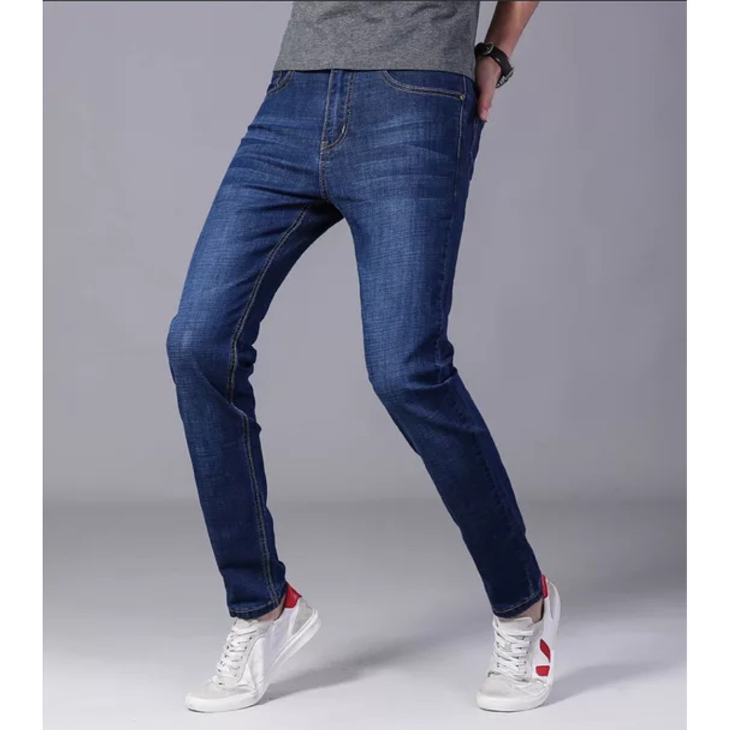 Quần jean nam co giãn cao cấp ống suông | BigBuy360 - bigbuy360.vn