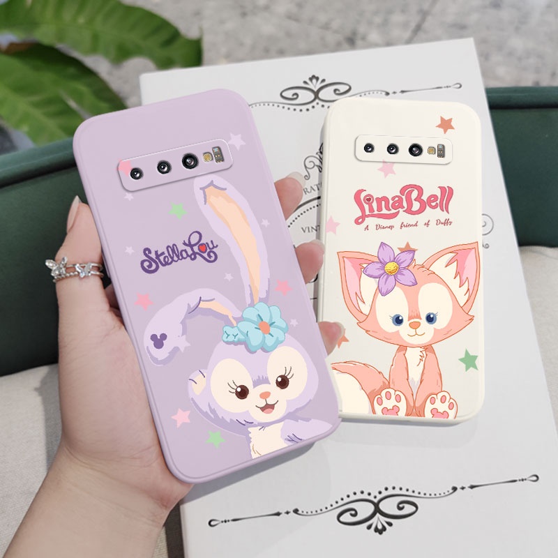 Ốp Điện Thoại Mềm Hình Thỏ Dễ Thương Sáng Tạo Cho Samsung Galaxy S10 S10E Plus S9 Plus
