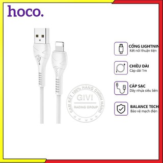 Cáp sạc nhanh hoco x37 3.0a, cổng kết nối lightning, dài 1m