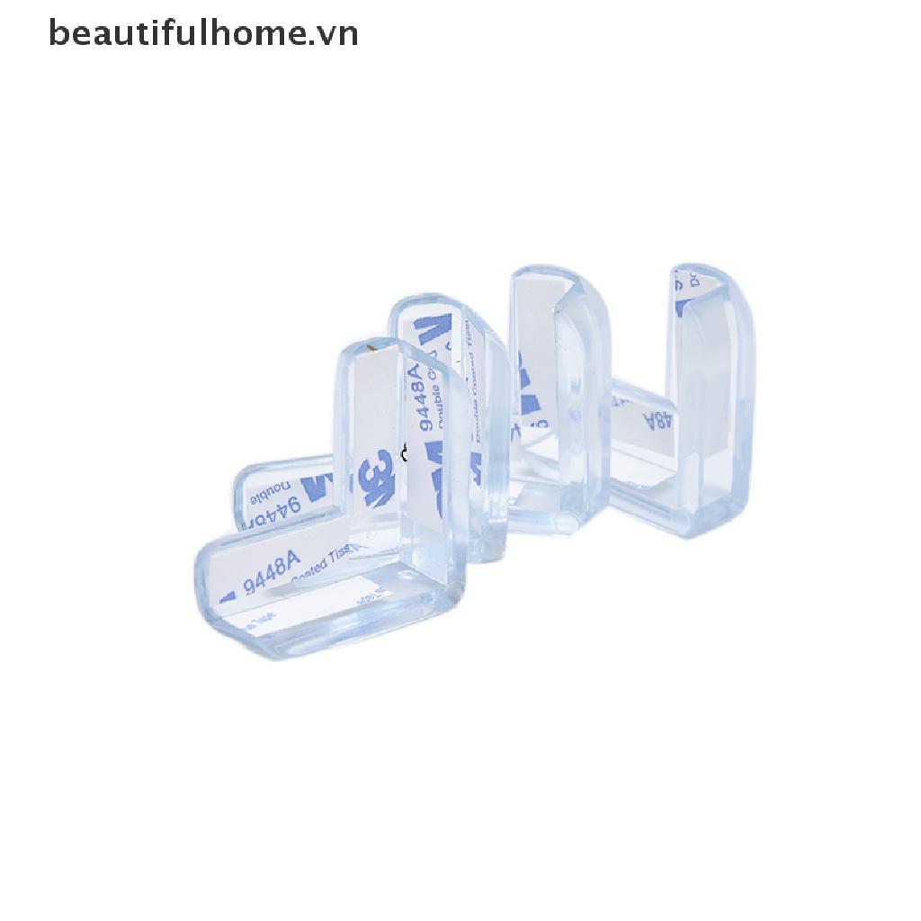 Bộ 4 Miếng Bọc Cạnh Bàn Bằng PVC Trong Suốt Bảo Vệ An Toàn Cho Bé