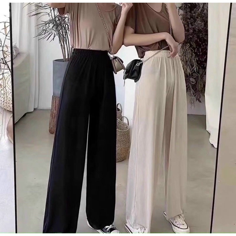 Quần zara chất len tăm ống xuông vừa mát mẻ vừa  đẹp  vừa rẻ nha các nàng