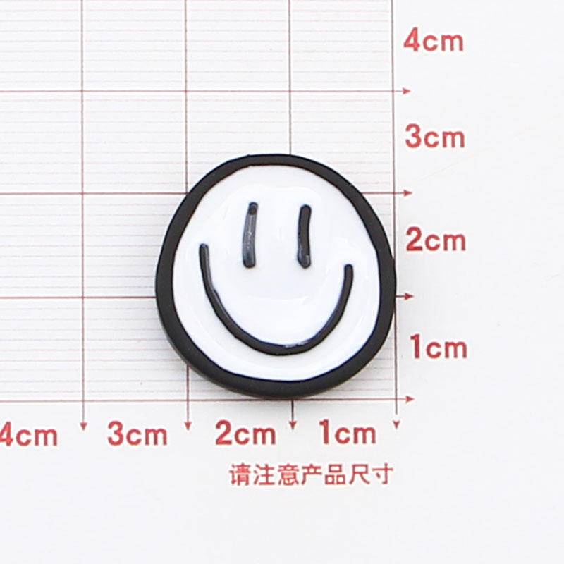 1 Phụ Kiện Mặt Cười Hoạt Hình Nhiều Màu Sắc Gắn Trang Trí Giày Dép