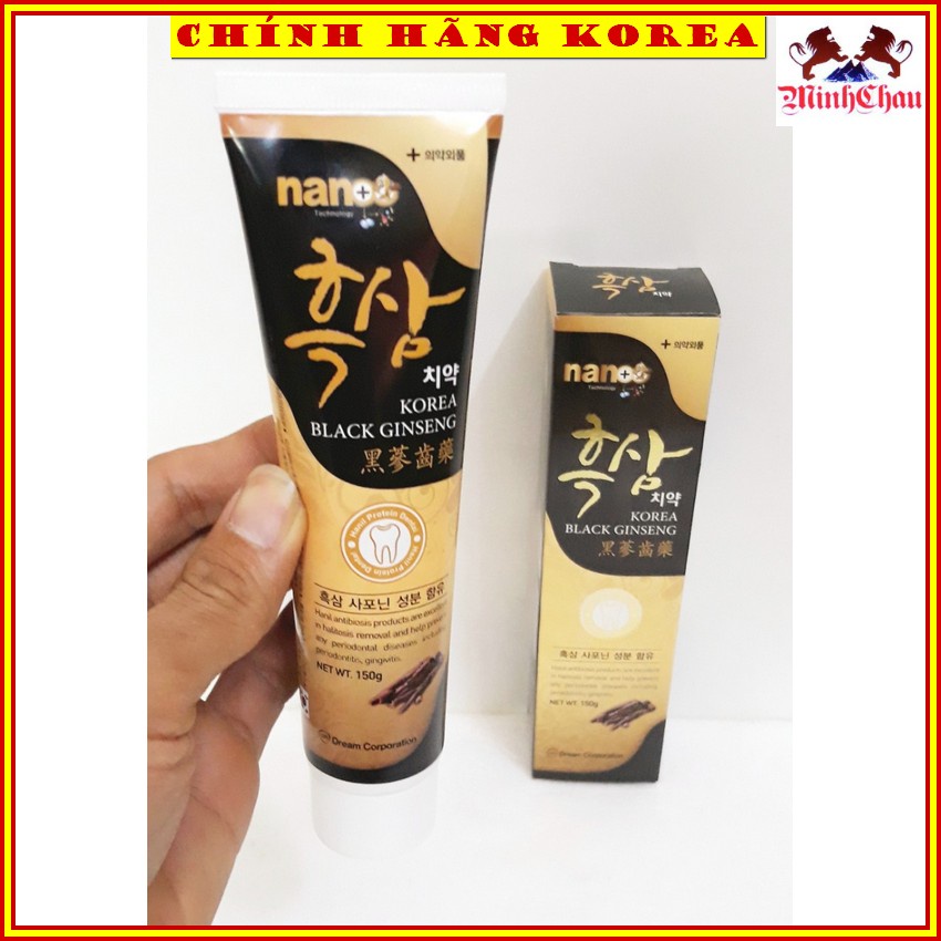 Kem Đánh Răng Hắc Sâm Nano Hàn Quốc, minhchau