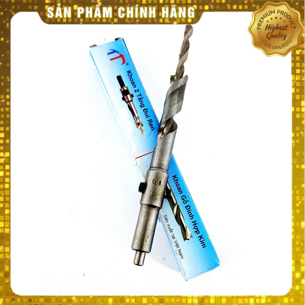 MŨI KHOAN  BẮT VÍT 2 TẦNG DÀI 5*10 CAO CẤP