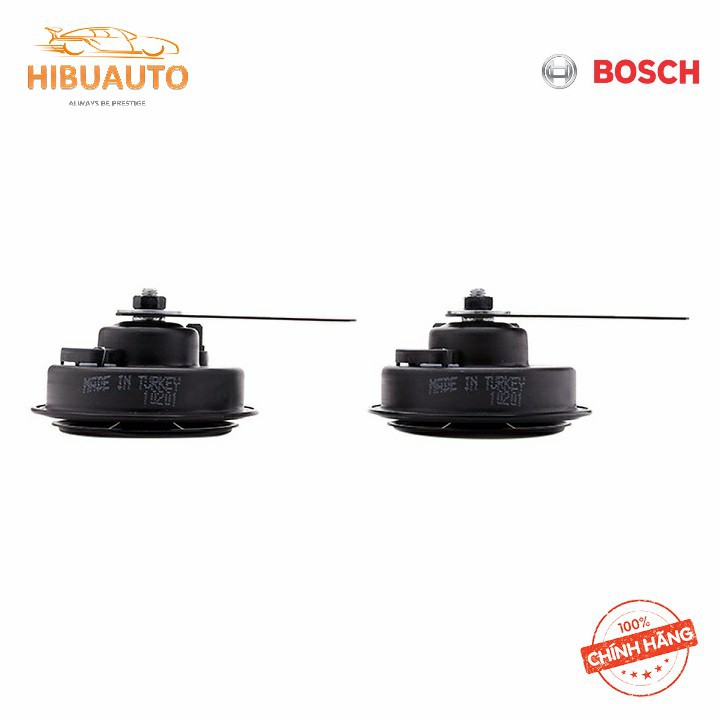 { CHÍNH HÃNG } Cặp 2 Còi Bosch Còi Dĩa FC2 12V - Còi Sò EVO 12V Dành Cho Ô Tô HIBUAUTO