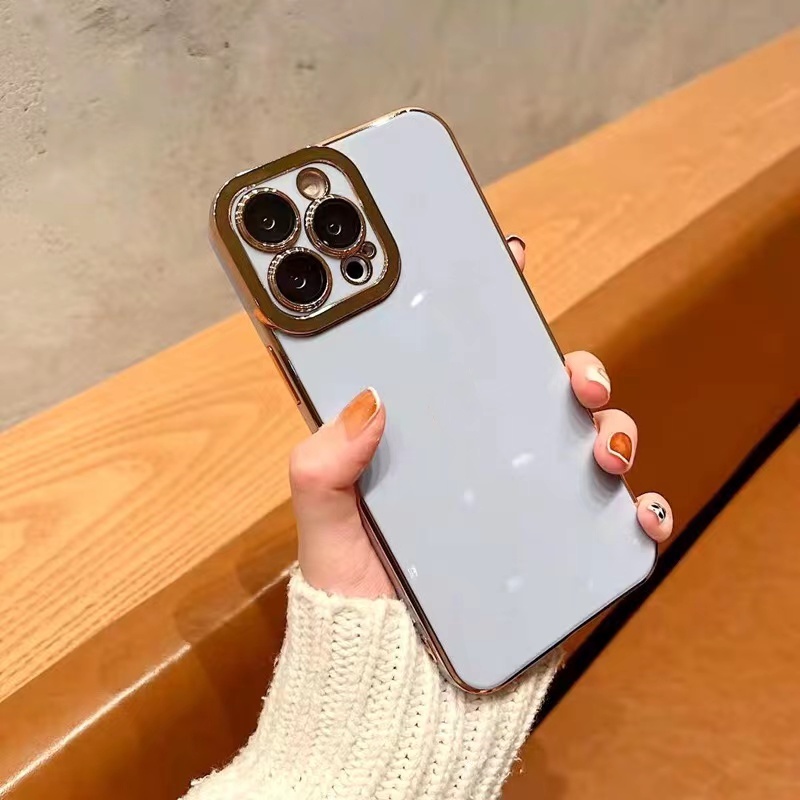 Sang Trọng Ốp Điện Thoại Mạ Điện Chống Sốc Cho IPhone 13 pro max 12 11 pro max x xs xr xsmax 7 plus 8 plus se2020 se2022