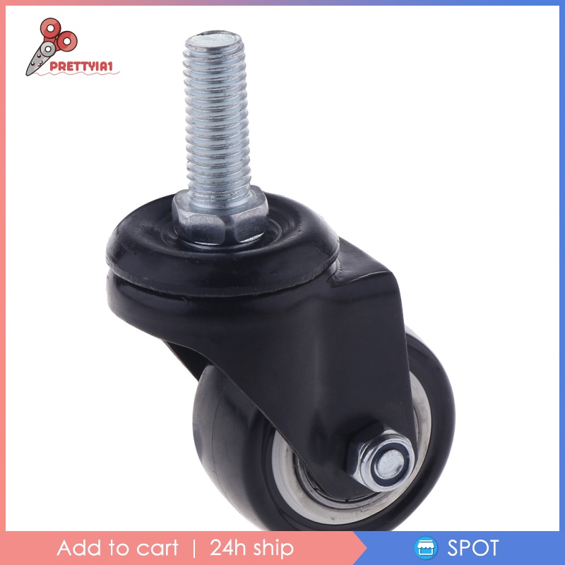 Bánh xe xoay bằng cao su 1.5&quot; M10 thay thế cho ghế ngồi