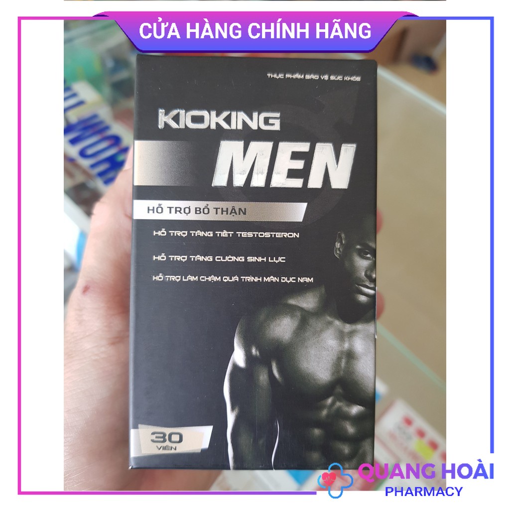 Bổ thận Kioking Men - Tăng cường sinh lực, làm chậm mãn dục, tăng tiết testosteron