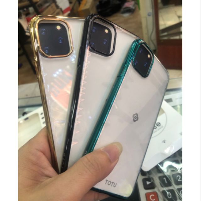 Ốp lưng cho iPhone 11/ 11 Pro/ 11 Pro Max Hiệu Tou viền mạ crow màu sang trọng