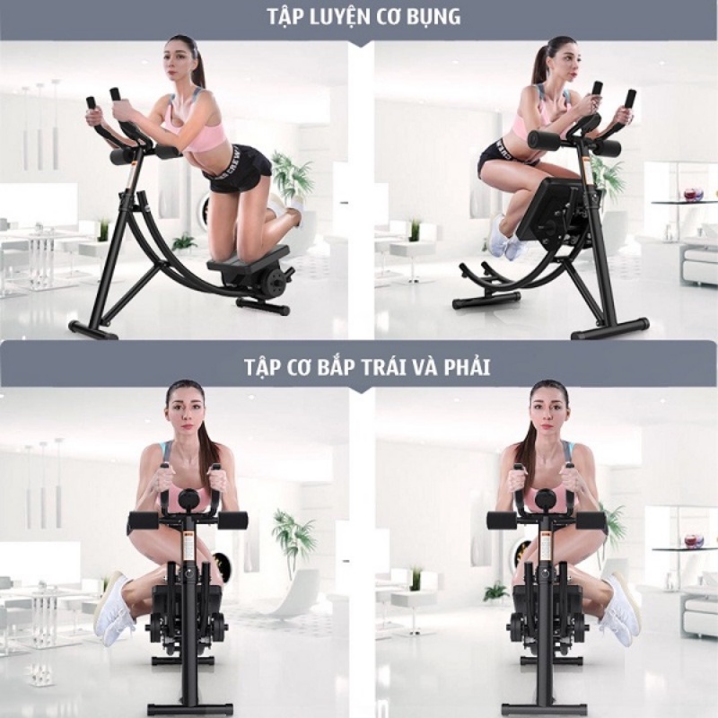 Máy Tập Cơ Bụng Thông Minh Tại Nhà Khung Thép Cao Cấp , Máy Tập Bụng Đa Năng Giúp Giảm Mỡ Tăng Cơ Rèn Luyện Sức Khỏe