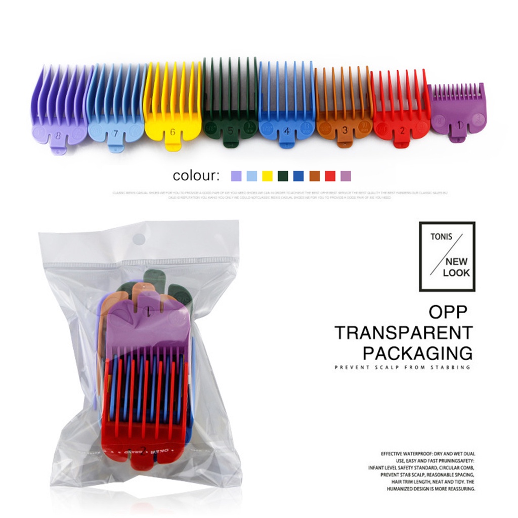 Bộ 8 Lưỡi Dao Giới Hạn Thay Thế Chuyên Dụng Cho Tông Đơ WAHL Cord 2170 / 2171 / 21061 / 21062 / 8591 / 8148 /