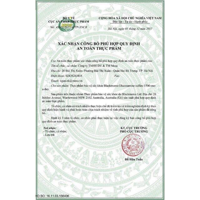 Glucosamin Blackmores 1500mg Loại 180 Viên | BigBuy360 - bigbuy360.vn