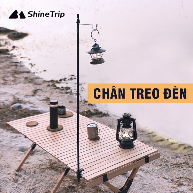 Chân Đèn Cắm Trại Di Động Móc Treo Dã Ngoại Gấp Gọn Shine Trip