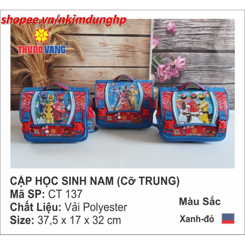 Cặp học sinh Thủ Đô Vàng - Chính hãng