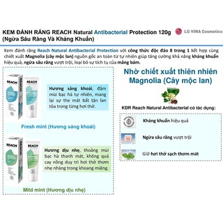 Kem Đánh Răng Reach Complete Care Extra Fresh