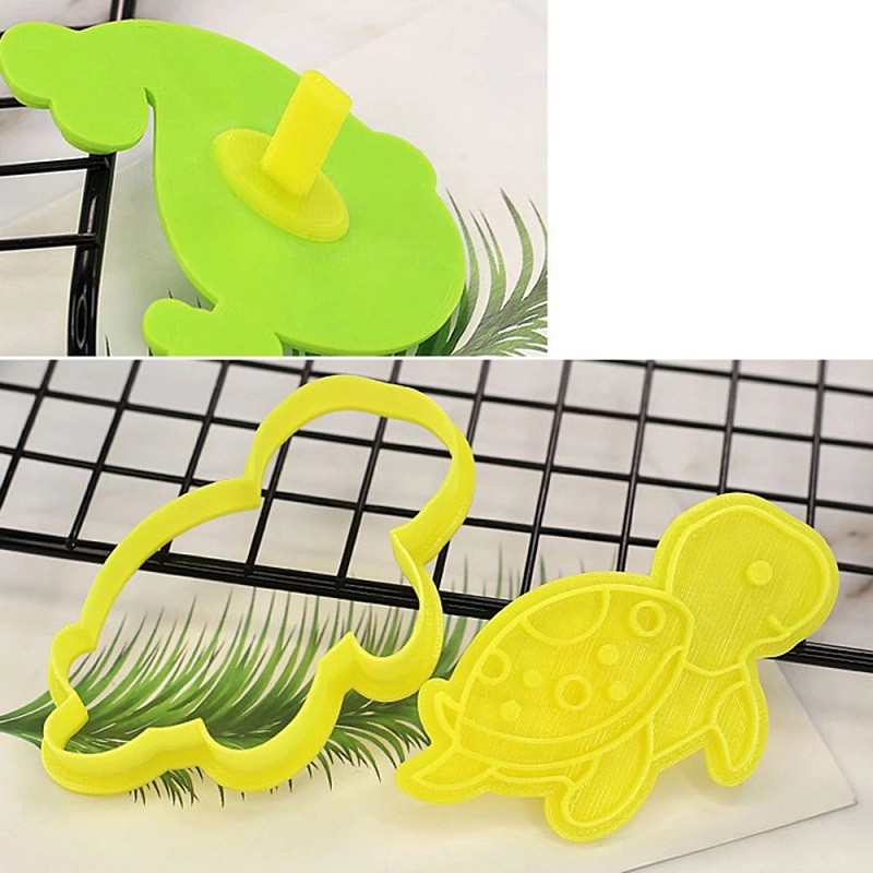 Khuôn làm bánh quy bằng nhựa thiết kế hình đại dương xinh xắn