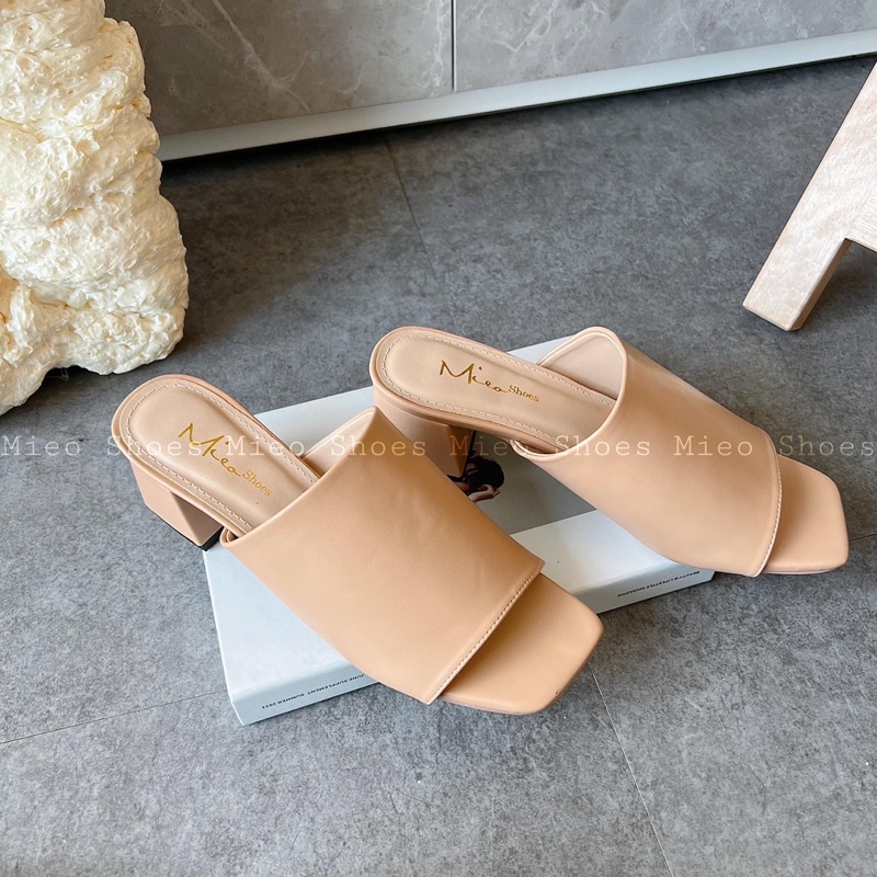 GUỐC QUAI BẢNG TO 5P DA SIÊU MỀM ( MIEO SHOES G545 G546 G547 )