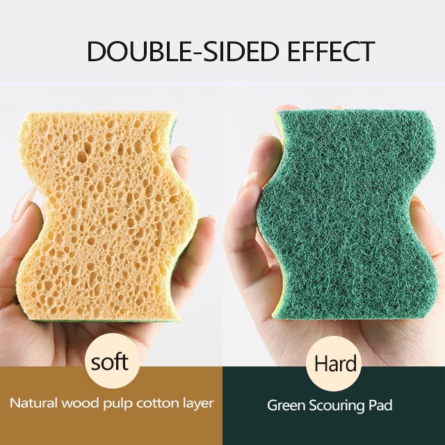 Miếng Bọt Biển Rửa Chén Chống Dính Dầu Tiện Dụng