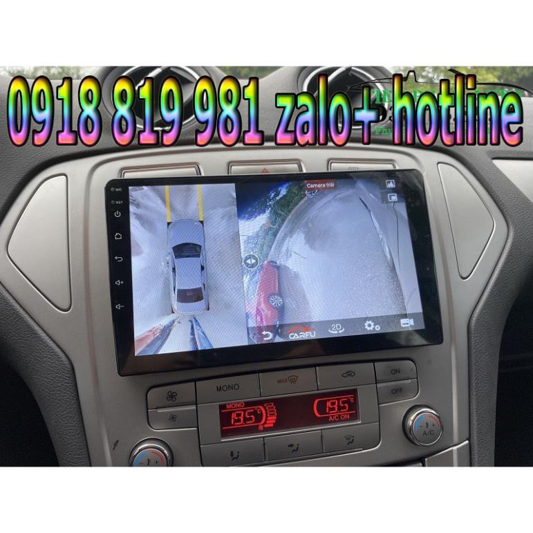 [GIẢM 30%] MÀN HÌNH ANDROID CARFU TÍCH HỢP CAMERA 360 RAM 2/32 CHIP 8 NHÂN | BigBuy360 - bigbuy360.vn