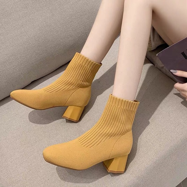 Boot len cổ ngắn đế 5 phân chất đẹp | BigBuy360 - bigbuy360.vn