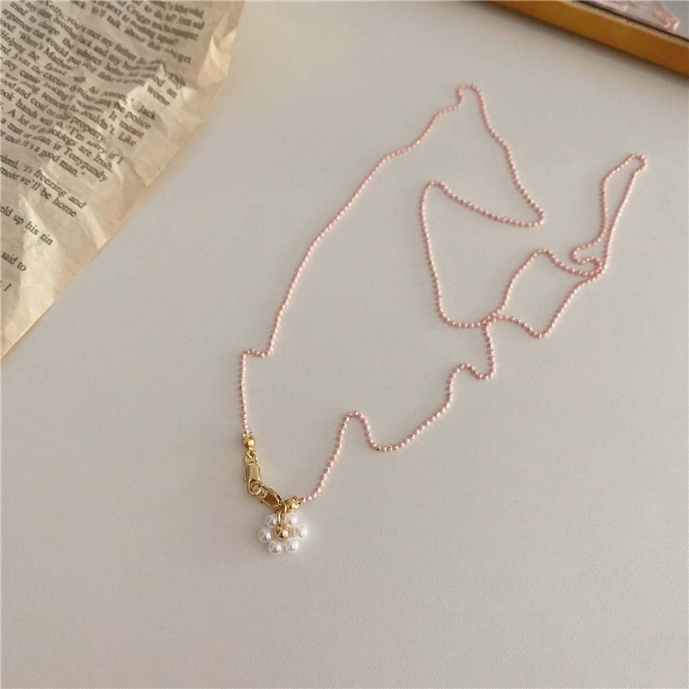 (Hàng Mới Về) Dây Đeo Kính Gắn Ngọc Trai Giả Thời Trang Cho Nam Nữ