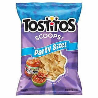 BÁNH SNACK TACO TOSTITOS SCOOPS TORTILLA CHIPS, HINT OF LIME, ORIGINAL, CHUNKY SALSA (284G)