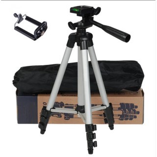 Mua 1 Được 4- Tripod TF-3110 Tặng Kẹp Điện Thoại + Tặng Gậy Tự Sướng + Tặng Remote Bluetooth