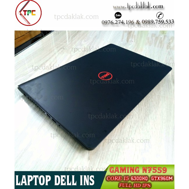 Laptop Dell Inspiron 15 N7559 / Core I5 6300HQ / Ram 8GB / SSD 180GB + HDD 1TB / GTX 960M / 15.6 FHD | BigBuy360 - bigbuy360.vn