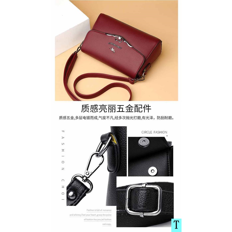 Túi Xách Da Bò Thời Trang Thanh Lịch Cho Phụ Nữ Trung Niên 2021