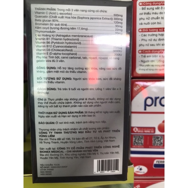 MR8-Vitamin tăng cường hệ miễn dịch tự nhiên