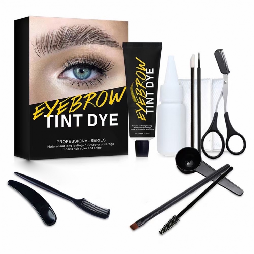 [Hàng mới về] Bộ màu nhuộm lông mày bán vĩnh viễn an toàn chuyên dụng cho salon &amp; nhfa ở trong 4-6 tuần