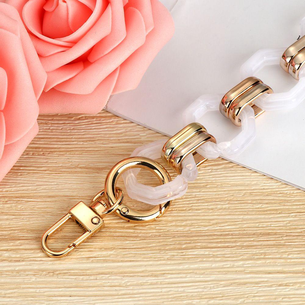 Dây Đeo Túi Xách Bằng Nhựa Acrylic Màu Cầu Vồng Thời Trang