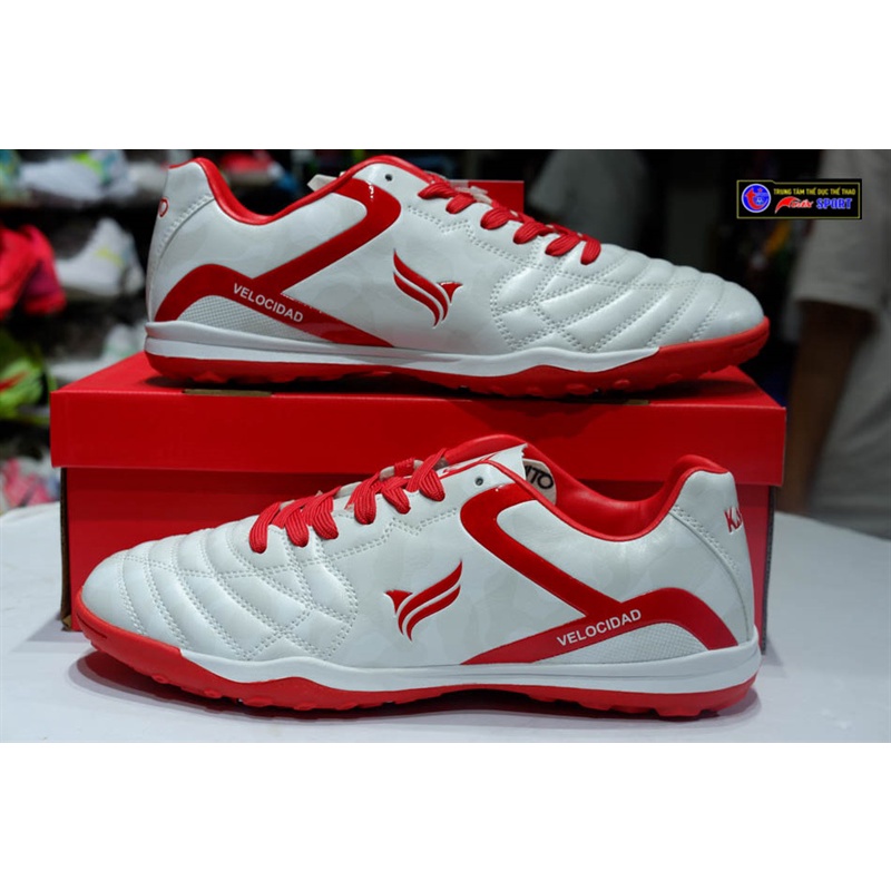 Giày đá bóng kamito Velocidad TF - trắng(size38-44)