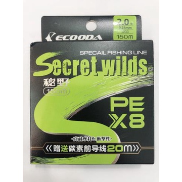 Dây PE X8 Ecooda Secret Wilds
