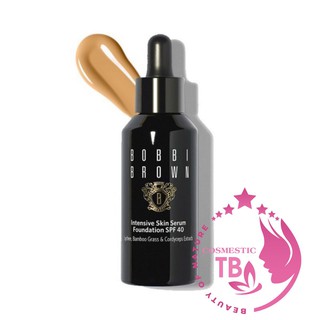 (cao cấp) Kem nền Serum Bobbi Brown Intensive Skin Serum Foundation SPF40 PA+++ Warm Sand - 30ml