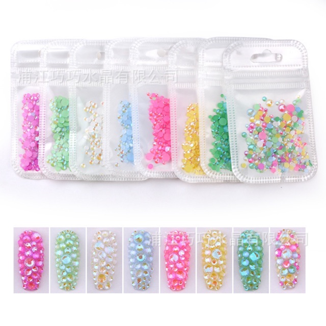 Đá dạ Quang trang trí móng tay chuyên làm nail