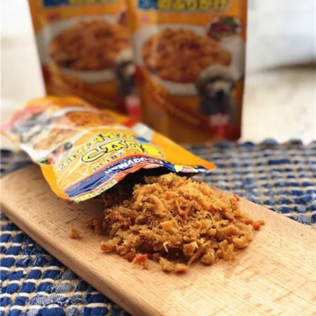 Chà Bông & rau củ nhật dành cho cho, 90g. Trộn với hạt hoặc cơm