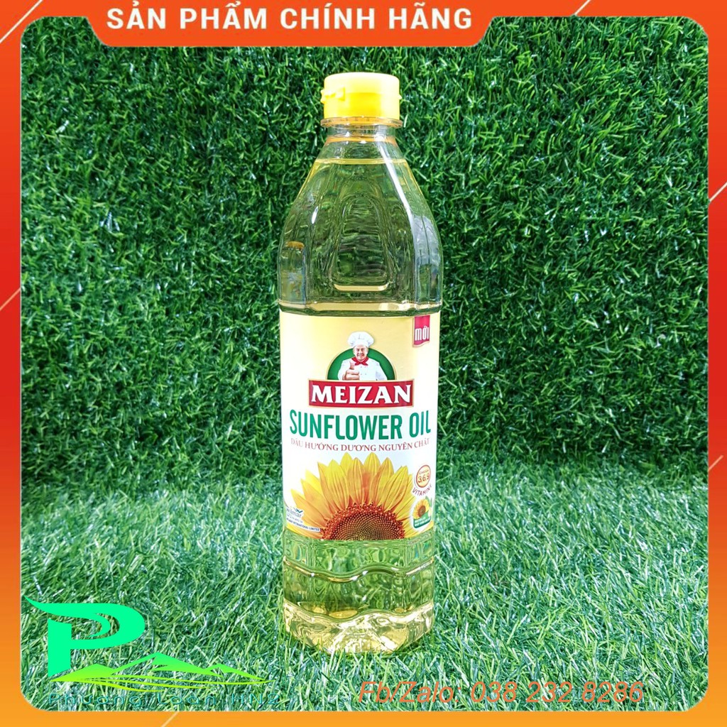 Dầu ăn hướng dương nguyên chất Meizan - Chai 1L