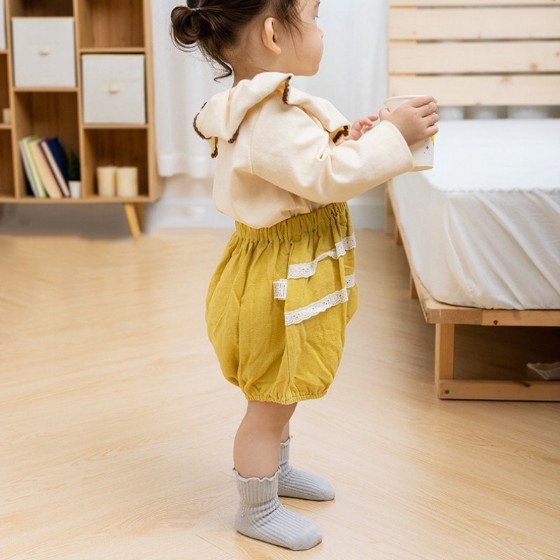 Set 3 chiếc tất công chúa phối ren xinh xắn đáng yêu cho bé gái