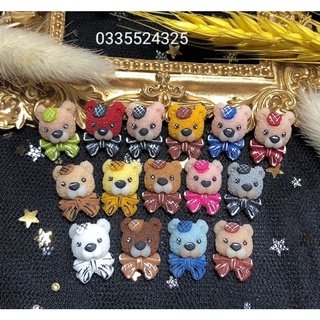 Gấu nơ bột - gấu làm nali