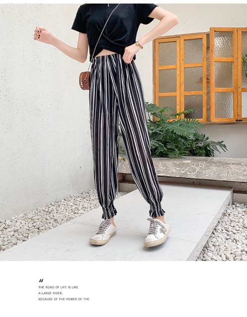 [XẢ SHOCK] Quần ống rộng nữ bo gấu MẪU MỚI 2020 loại đẹp hàng Quảng Châu