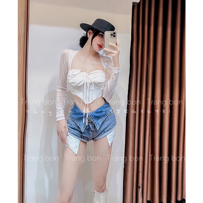 Áo lưới gọng dài tay