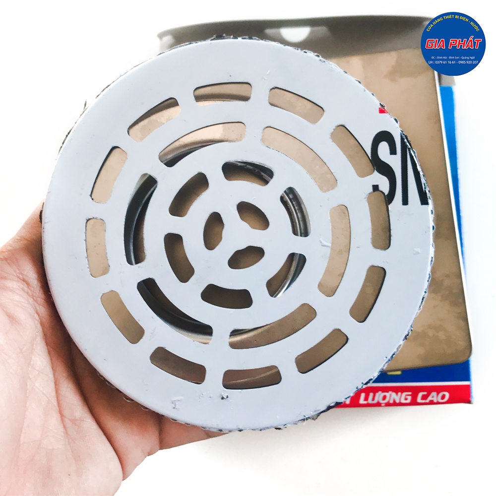 Phiễu thoát sàn - Phiễu lọc rác - Chống hôi - Inox 304 - 15x15 Phi 60-  Phi 90