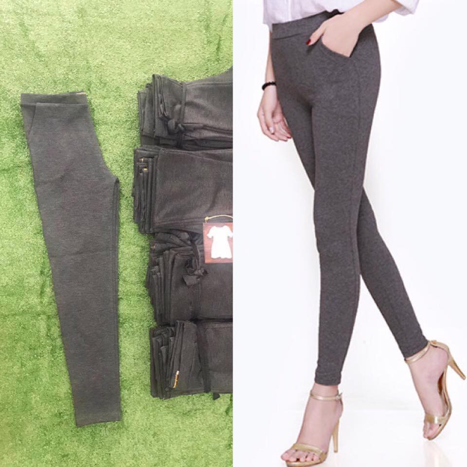 QUẦN LEGGING THUN COTTON SIÊU MỊN